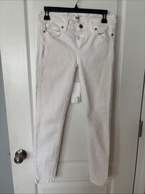 PAIGE White Skinny Jeans — Classic Slim Fit